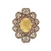 Image 1 : 14KT Rose Gold 4.97 ctw Opal and Diamond Ring