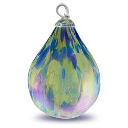 Cascade Rain Raindrop Ornament by Glass Eye Studio