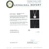 Image 4 : 14KT White Gold 0.94 ctw Diamond Pendant With Chain