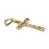 Image 2 : 14KT Yellow Gold 2.00 ctw Diamond Cross Pendant