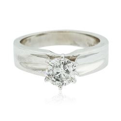 14KT White Gold 0.95 ctw Diamond Ring