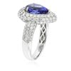 Image 3 : 14KT White Gold 2.75 ctw Tanzanite and Diamond Ring