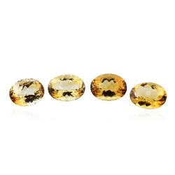 27.4 ctw Oval Cut Citrine Quartz Parcel