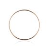 Image 2 : 14KT Rose Gold 0.74 ctw Diamond Bangle Bracelet