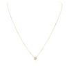 Image 1 : 14KT Yellow Gold 0.42 ctw Diamond Necklace