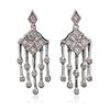Image 1 : 14KT White Gold 0.40 ctw Diamond Earrings