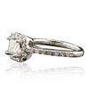 Image 2 : 14KT White Gold 0.92 ctw Diamond Ring