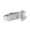 Image 2 : 14KT White Gold 1.97 ctw Diamond Ring