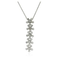 18KT White Gold 1.75 ctw Diamond Necklace