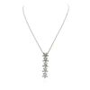 Image 2 : 18KT White Gold 1.75 ctw Diamond Necklace