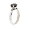 Image 3 : 14KT White Gold 1.50 ctw Black Diamond Ring