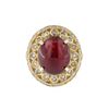 Image 1 : 14KT Yellow Gold 9.58 ctw Ruby and Diamond Ring