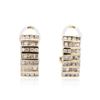 Image 1 : 10KT Yellow Gold 0.75 ctw Diamond Earrings