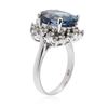 Image 3 : 14KT White Gold 8.44 ctw Tanzanite and Diamond Ring