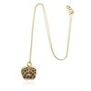 Image 1 : 14KT Yellow Gold 1.00 ctw Sapphire Pendant With Chain