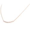 Image 3 : 14KT Rose Gold 0.84 ctw Diamond Necklace