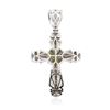 Image 2 : 14KT White Gold 1.23 ctw Diamond Cross Pendant