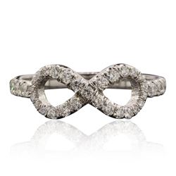 14KT White Gold 0.56 ctw Diamond Ring