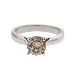 14KT White Gold 1.20 ctw Round Brilliant Cut Diamond Solitaire Ring