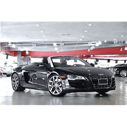 2011 Black Audi R8 Spyder 5.2 Cabriolet