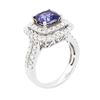 Image 3 : 14KT White Gold 2.81 ctw Sapphire and Diamond Ring