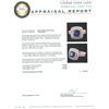 Image 4 : 14KT White Gold 2.81 ctw Sapphire and Diamond Ring