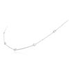 Image 3 : 14KT White Gold 0.99 ctw Diamond Necklace