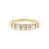Image 1 : 14KT Yellow Gold 0.50 ctw Diamond Ring