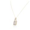 Image 3 : 10KT Yellow Gold 1.00 ctw Diamond Pendant With Chain