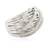 Image 2 : 14KT White Gold 0.32 ctw Diamond Ring