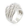 Image 3 : 14KT White Gold 0.32 ctw Diamond Ring