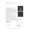 Image 3 : 14KT White Gold 1.66 ctw Tourmaline and Diamond Pendant