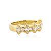 Image 2 : 14KT Yellow Gold 1.62 ctw Diamond Ring