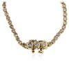 Image 3 : 14KT Yellow Gold 4.64 ctw Diamond Necklace