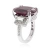 Image 3 : 18KT White Gold 12.59 ctw Ruby and Diamond Ring