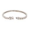 Image 3 : 14KT White Gold 6.90 ctw Diamond Tennis Bracelet