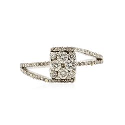 14KT White Gold 0.53 ctw Diamond Ring