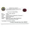 Image 2 : 15.30 ct. One Oval Cut Natural Ruby