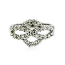 18KT White Gold 1.11 ctw Diamond Ring