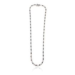 14KT White Gold 6.92 ctw Diamond Necklace