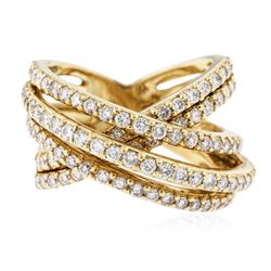 18KT Yellow Gold 1.62 ctw Diamond Ring