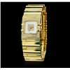 Image 1 : Ladies Omega 18KT Yellow Gold 0.76 ctw Diamond Vintage Wristwatch