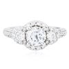Image 1 : 14KT White Gold 1.95 ctw Diamond Ring
