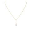 Image 1 : 14KT Tri-Tone Gold 0.93 ctw Diamond Pendant With Chain