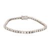 Image 1 : 14KT White Gold 5.04 ctw Diamond Tennis Bracelet