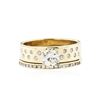 Image 1 : 14KT Yellow Gold 0.90 ctw Diamond Wedding Ring Set