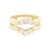 Image 1 : 14KT Yellow Gold 0.60 ctw Diamond Ring