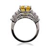 Image 3 : 18KT White Gold 3.59 ctw Sapphire and Diamond Ring