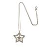 Image 1 : 18KT White Gold 0.70 ctw Diamond Pendant With Chain