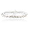Image 1 : 14KT White Gold 2.51 ctw Diamond Tennis Bracelet